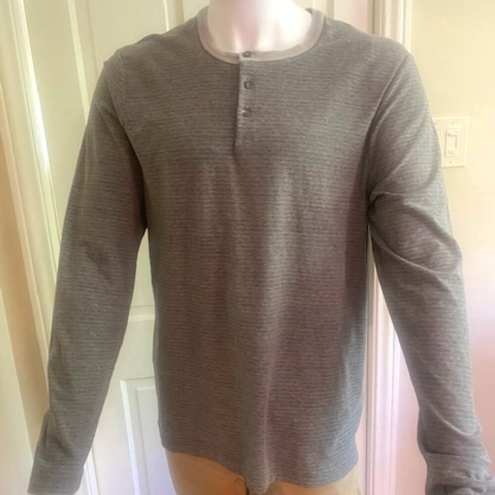 James Perse Cotton Long Sleeve Henley L